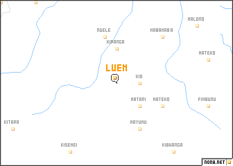 map of Luem