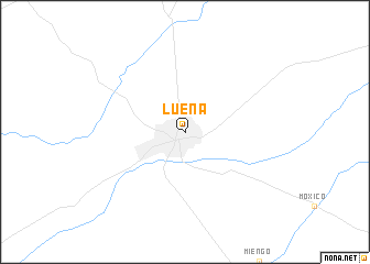 map of Luena