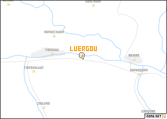 map of Lu\