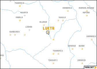 map of Lueta