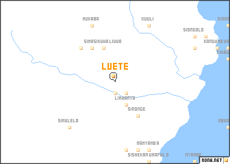 map of Luete