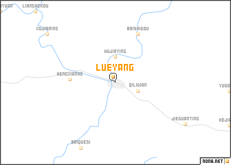 map of Lüeyang