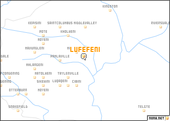 map of Lufefeni