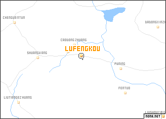map of Lufengkou