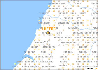 map of Lu-feng