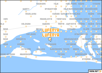 map of Lufenya