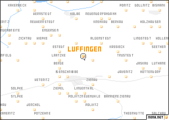 map of Lüffingen