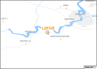 map of Lufkin