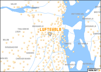 map of Luftewāla