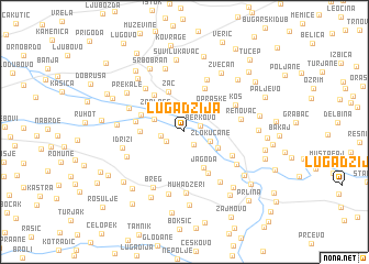 map of Lugadžija