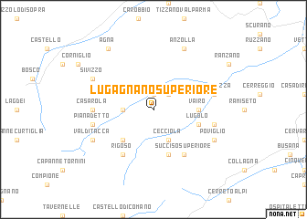 map of Lugagnano Superiore