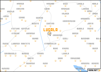 map of Lugala