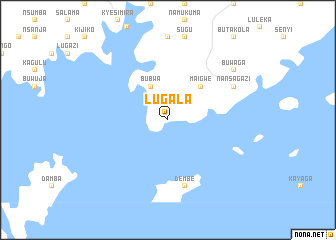 map of Lugala