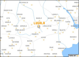 map of Lugala