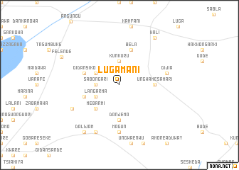 map of Lugamani