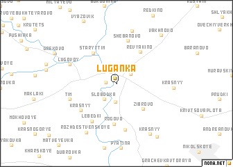 map of Luganka