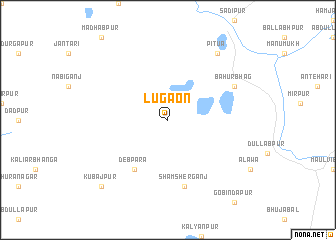 map of Lugaon