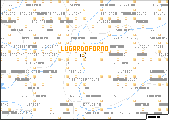 map of Lugar do Forno