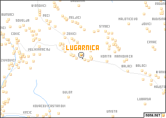 map of Lugarnica