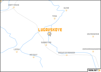 map of (( Lugavskoye ))