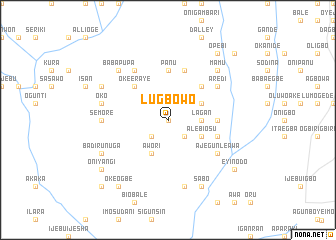 map of Lugbowo