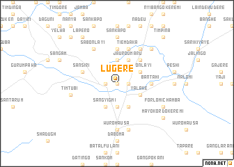 map of Lugere