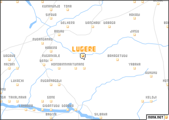 map of Lugere