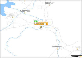 map of Luggate