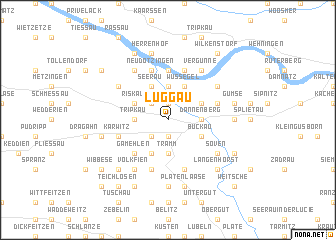 map of Lüggau