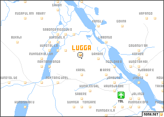 map of Lugga