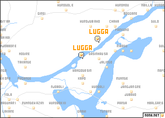 map of Lugga