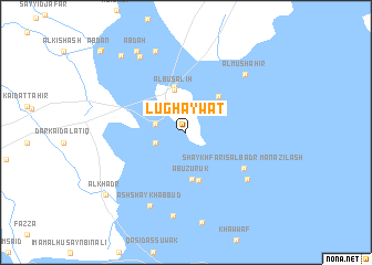 map of Lughaywāt