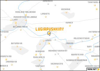 map of Lugi Apushkiny