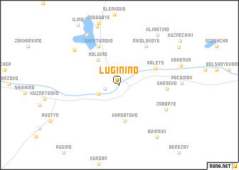 map of Luginino