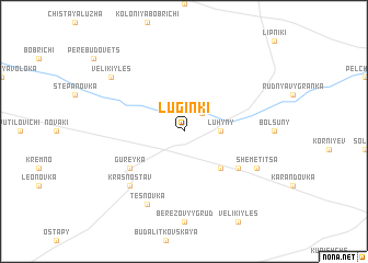 map of Luginki