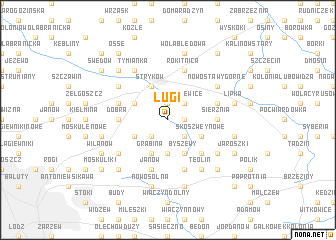 map of Ługi
