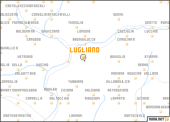 map of Lugliano