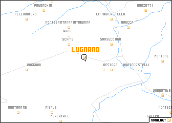 map of Lugnano