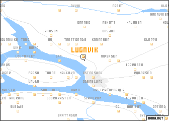 map of Lugnvik
