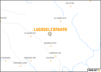 map of Lugo del Condepe