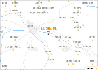map of Lugojel