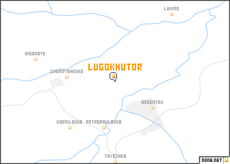 map of Lugokhutor