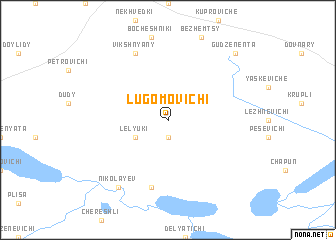 map of Lugomovichi