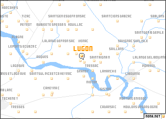 map of Lugon