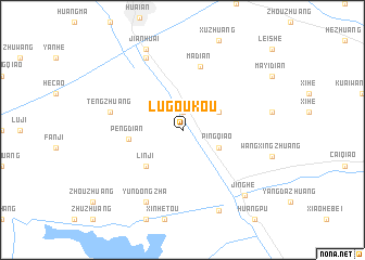 map of Lugoukou
