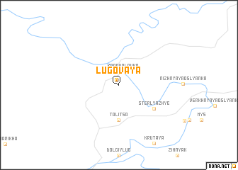 map of Lugovaya