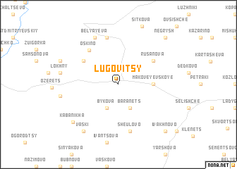 map of Lugovitsy