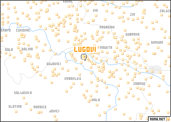 map of Lugovi