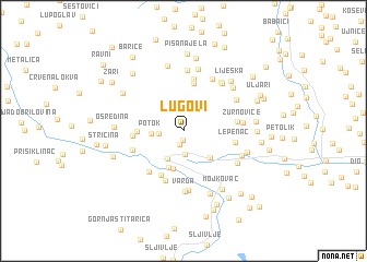 map of Lugovi