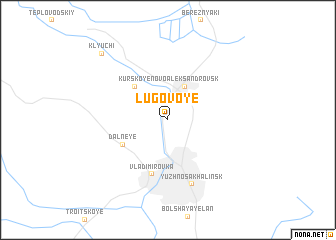 map of Lugovoye